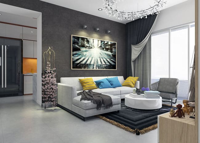Thiết kế nội thất đẹp vượt trội của dự án căn hộ Sunrise City Quận 7