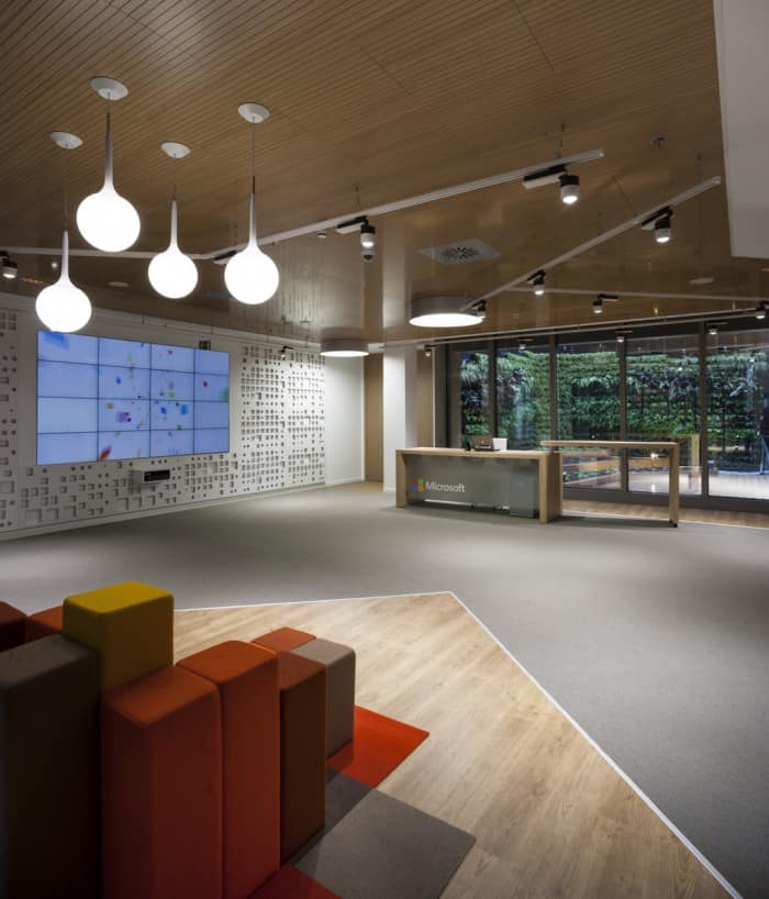Cùng Ngắm Trang Trí Nội Thất Văn Phòng Microsoft Tại Madrid, Tây Ban Nha