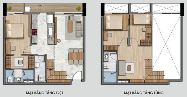 Bản vẽ thiết kế nhà cấp 4 mái thái có gác lửng.